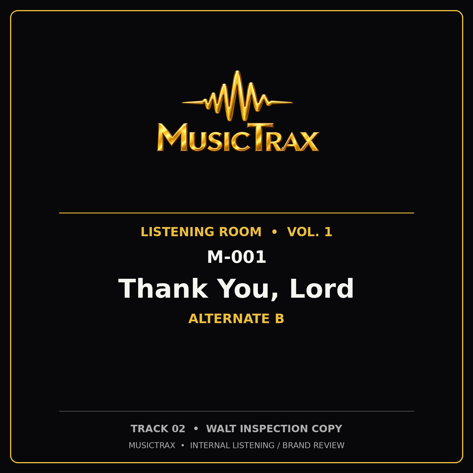 Thank You, Lord cover